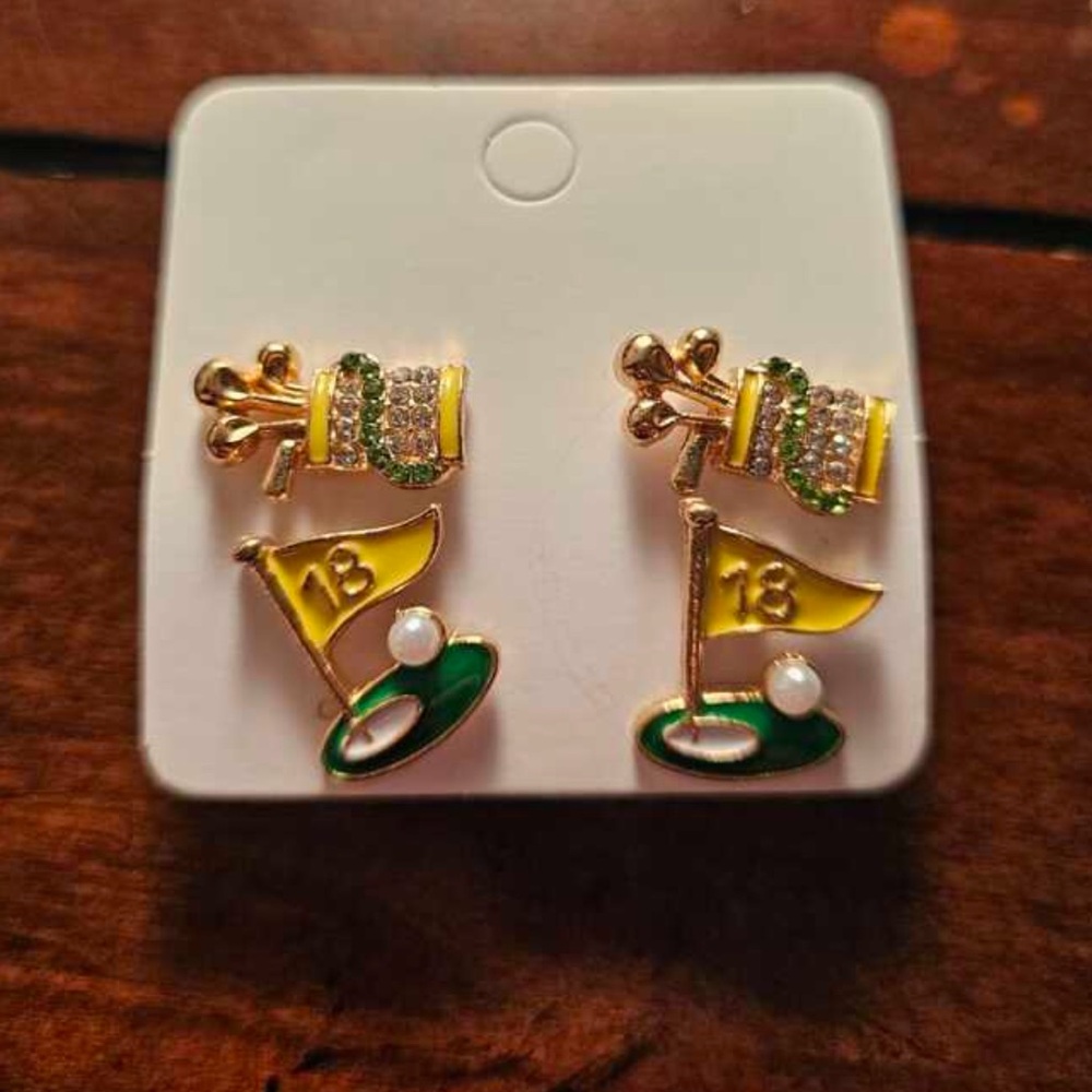 ⛳️ Golf Earrings ⛳️ - Picture 2 of 5
